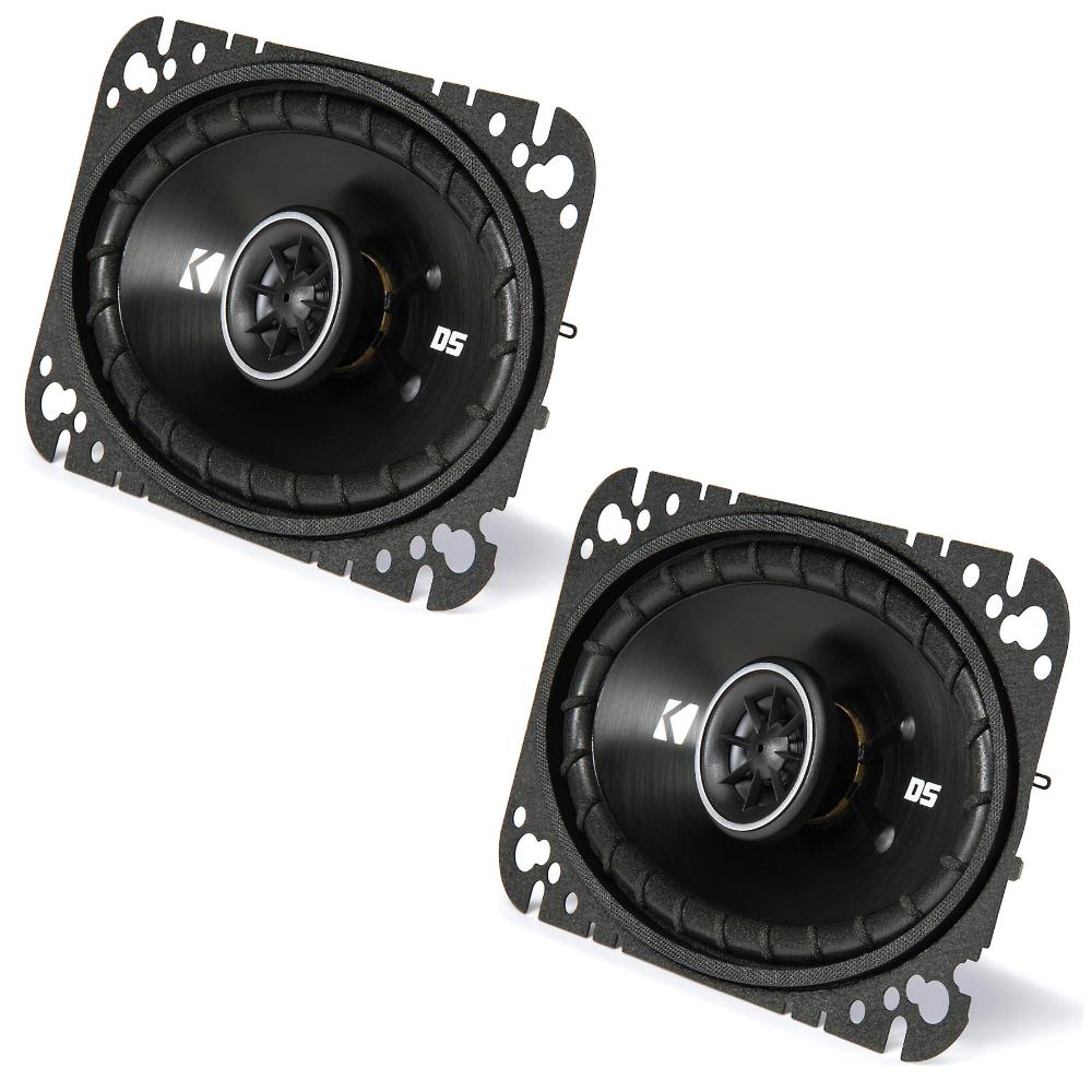 Kicker 43DSC4604 DS Series 4x6" 2 Way Car Door Shelf Coaxial Speakers 30w RMS