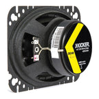 Kicker 43DSC4604 DS Series 4x6" 2 Way Car Door Shelf Coaxial Speakers 30w RMS