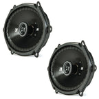 Kicker 43DSC6804 DS Series 6x8" 2 Way Car Door Shelf Coaxial Speakers 50w RMS