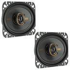 Kicker 51KSC4604 KS Series 4x6" 2 Way Car Door Dash Shelf Coaxial Speakers 75w RMS