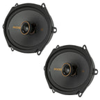 Kicker 47KSC6804 KS Series 6x8" 2 Way Car Door Dash Shelf Coaxial Speakers 75w RMS