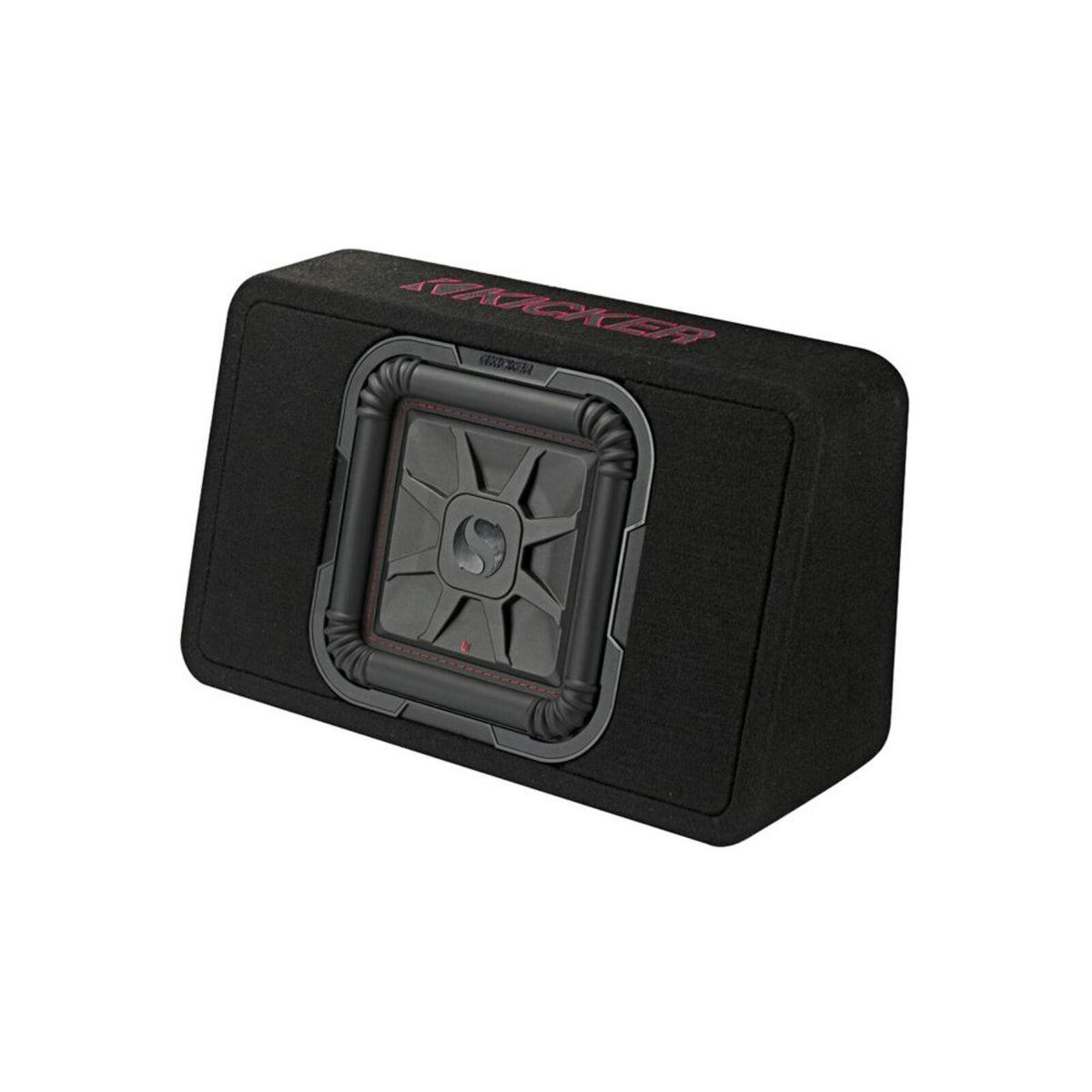 Kicker 46TL7T102 Sub 10 Inch L7T Subwoofer Thin Profile Loaded Enclosure 500w