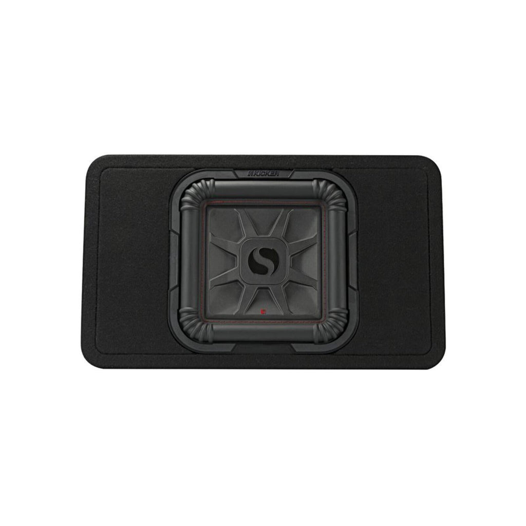 Kicker 46TL7T102 Sub 10 Inch L7T Subwoofer Thin Profile Loaded Enclosure 500w
