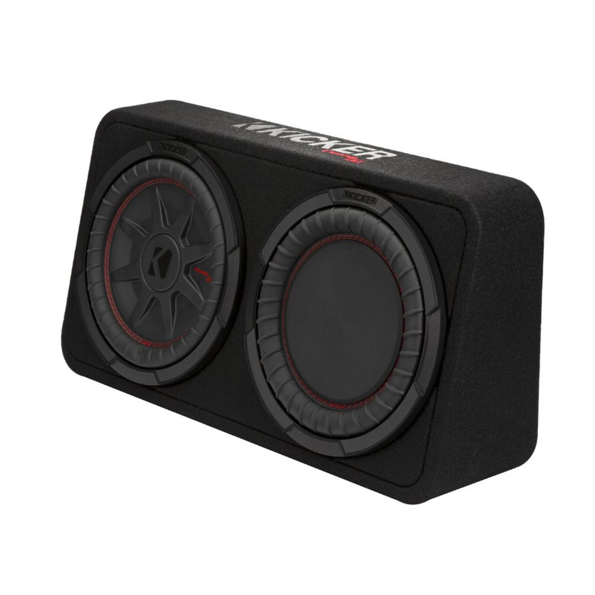 Kicker 48TCWRT102 Sub 10 Inch Thin Profile Subwoofer Loaded Enclosure 300w RMS
