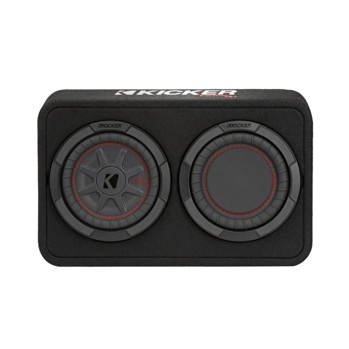 Kicker 48TCWRT82 Sub 8 Inch Thin Profile Subwoofer Loaded Enclosure 300w RMS