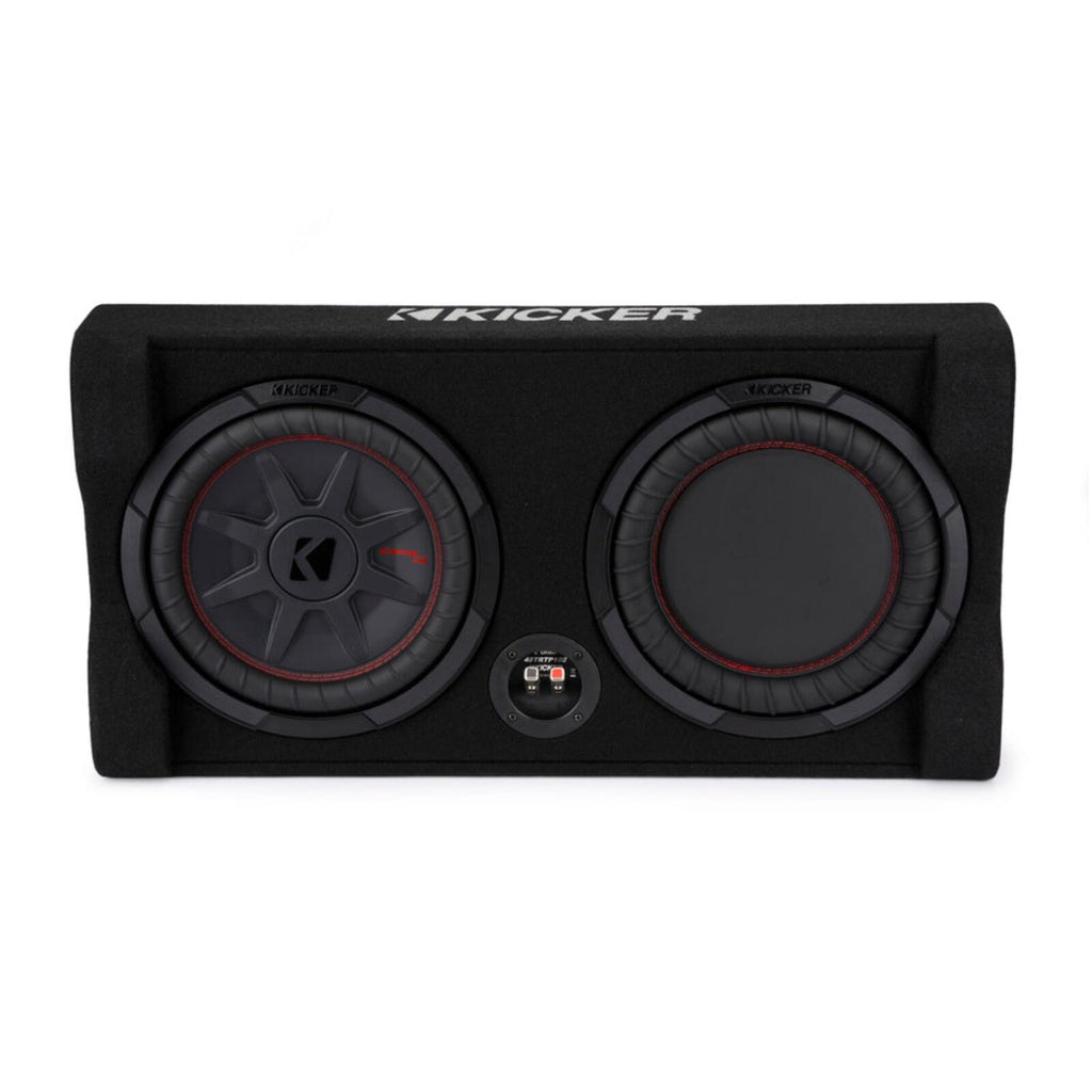 Kicker 48TRTP102 Sub 10 Inch Down Firing Subwoofer Loaded Enclosure 400w RMS