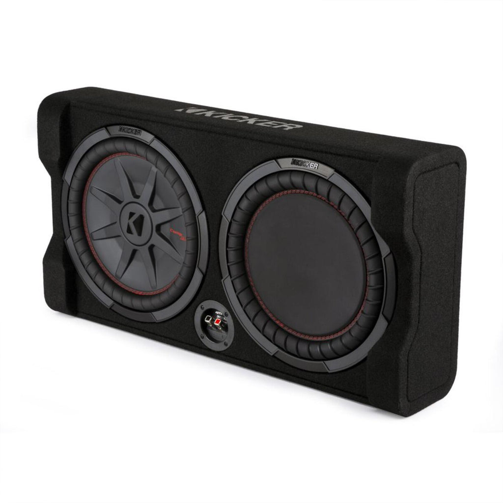 Kicker 48TRTP122 Sub 12 Inch Down Firing Subwoofer Loaded Enclosure 500w RMS