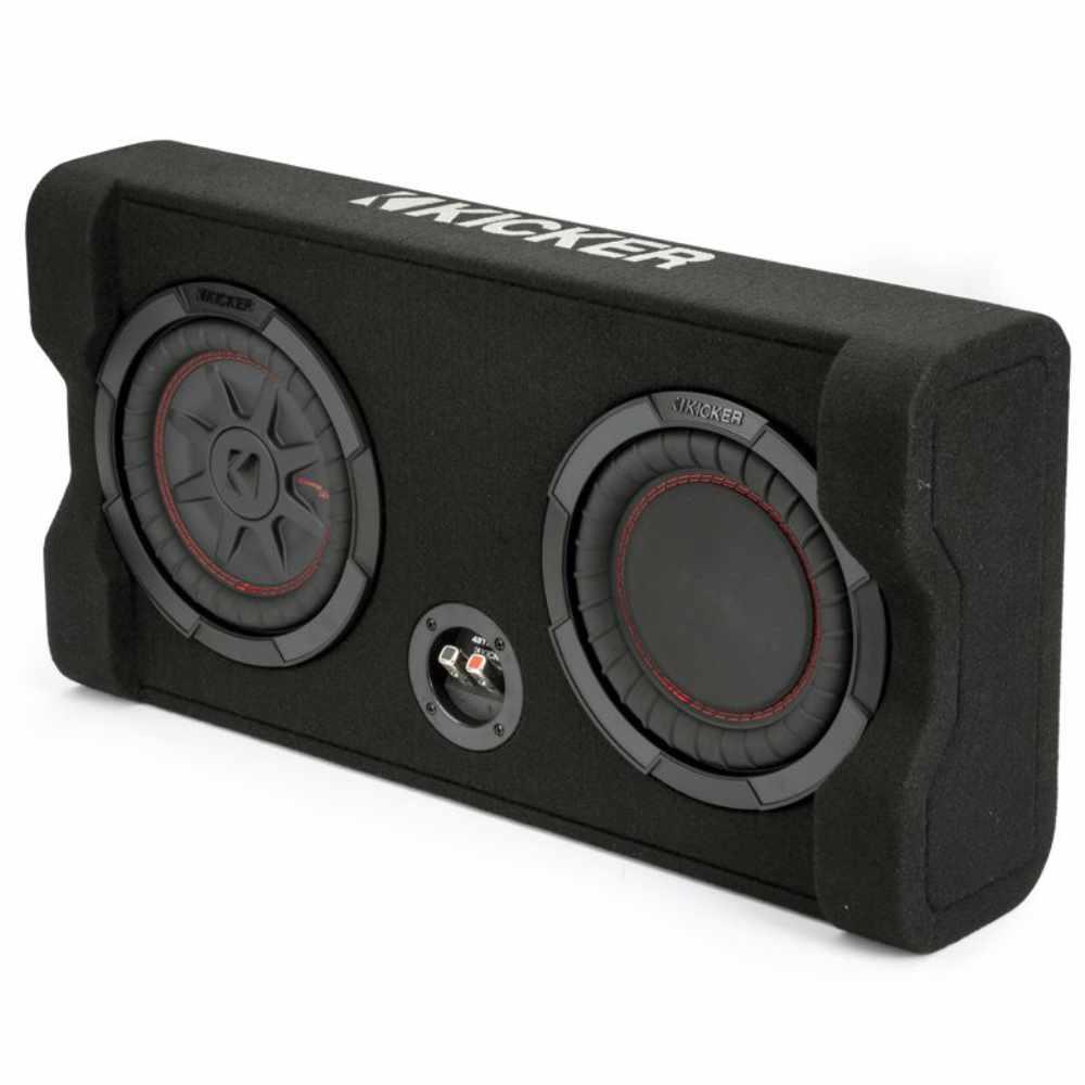 Kicker 48TRTP82 Sub 8 Inch Down Firing Subwoofer Loaded Enclosure 300w RMS