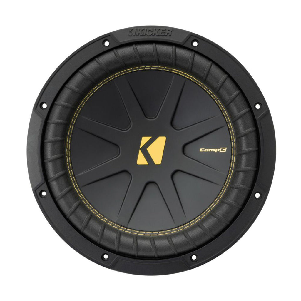 Kicker 50CWCS104 Sub CompC 10 Inch Single Voice Coil Car Subwoofer 4Ohm 250w RMS