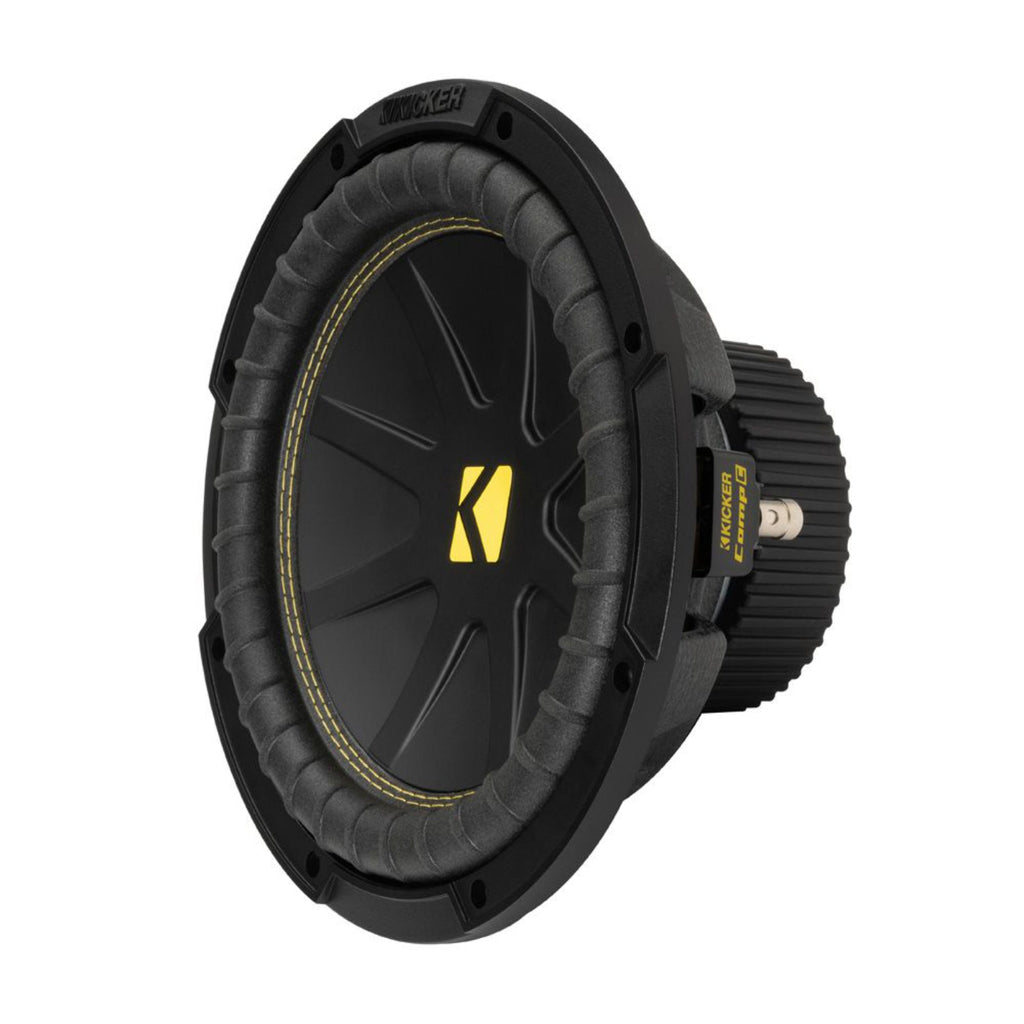 Kicker 50CWCS104 Sub CompC 10 Inch Single Voice Coil Car Subwoofer 4Ohm 250w RMS