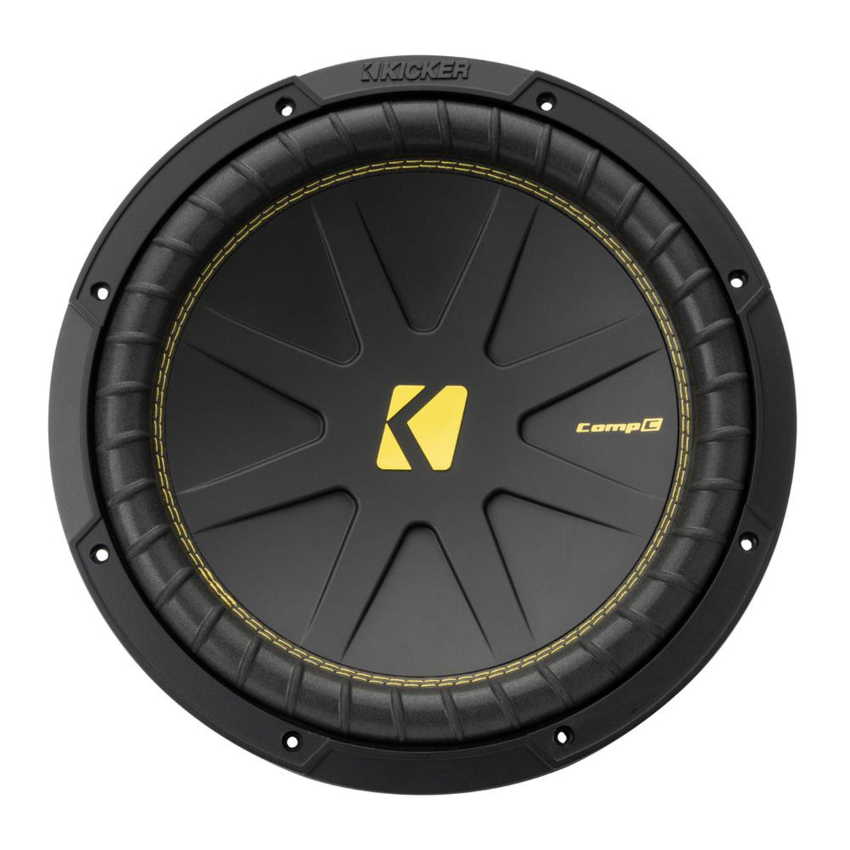 Kicker 50CWCS124 Sub CompC 12 Inch Single Voice Coil Car Subwoofer 4Ohm 300w RMS
