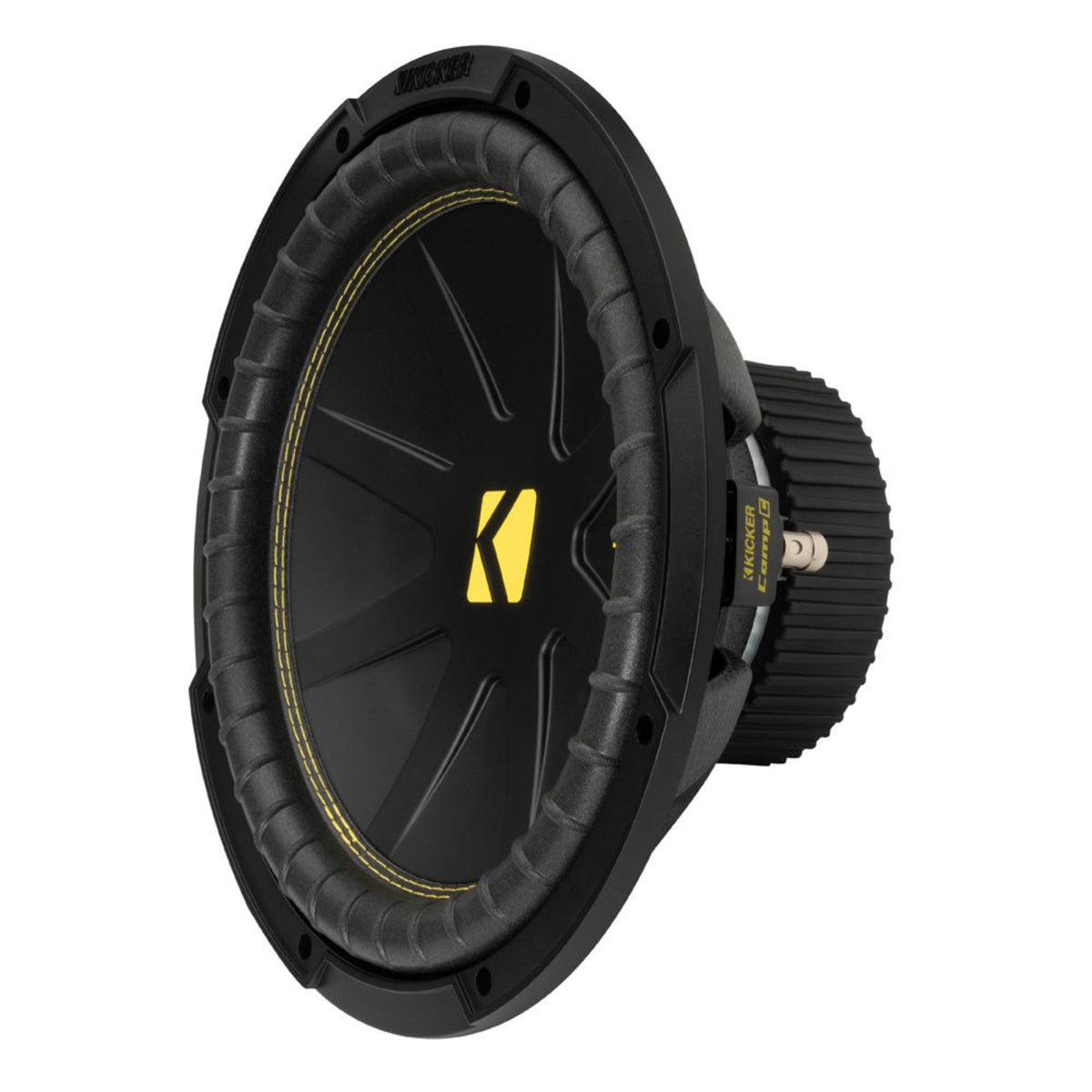 Kicker 50CWCS124 Sub CompC 12 Inch Single Voice Coil Car Subwoofer 4Ohm 300w RMS