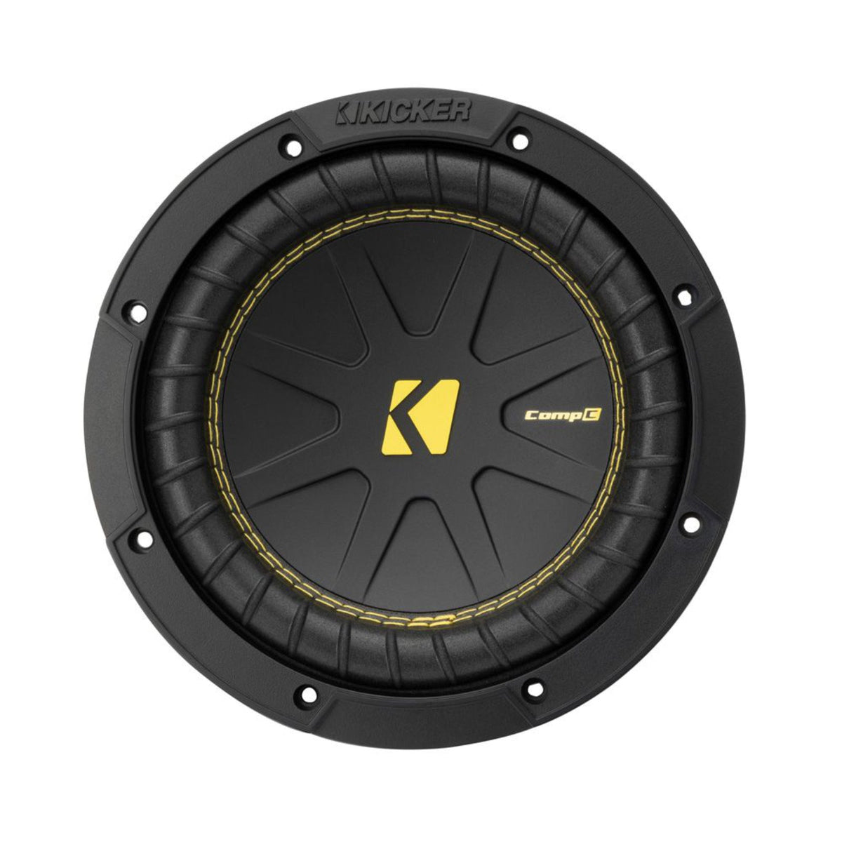 Kicker 50CWCS84 Sub CompC 8 Inch Single Voice Coil Car Subwoofer 4Ohm 200w RMS