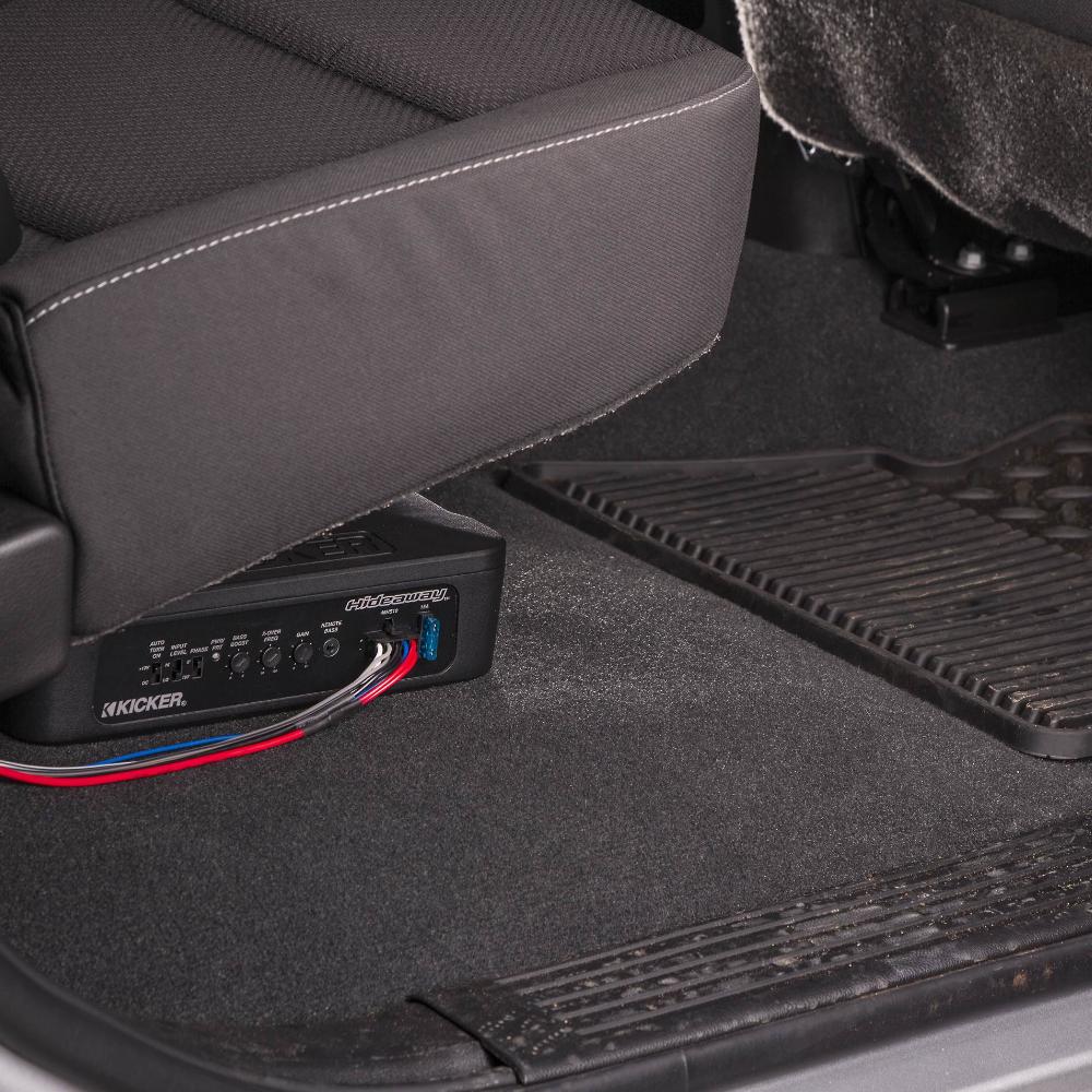 Kicker Hideaway 51HS10 Sub 10" Compact Powered Active Underseat Subwoofer 180w