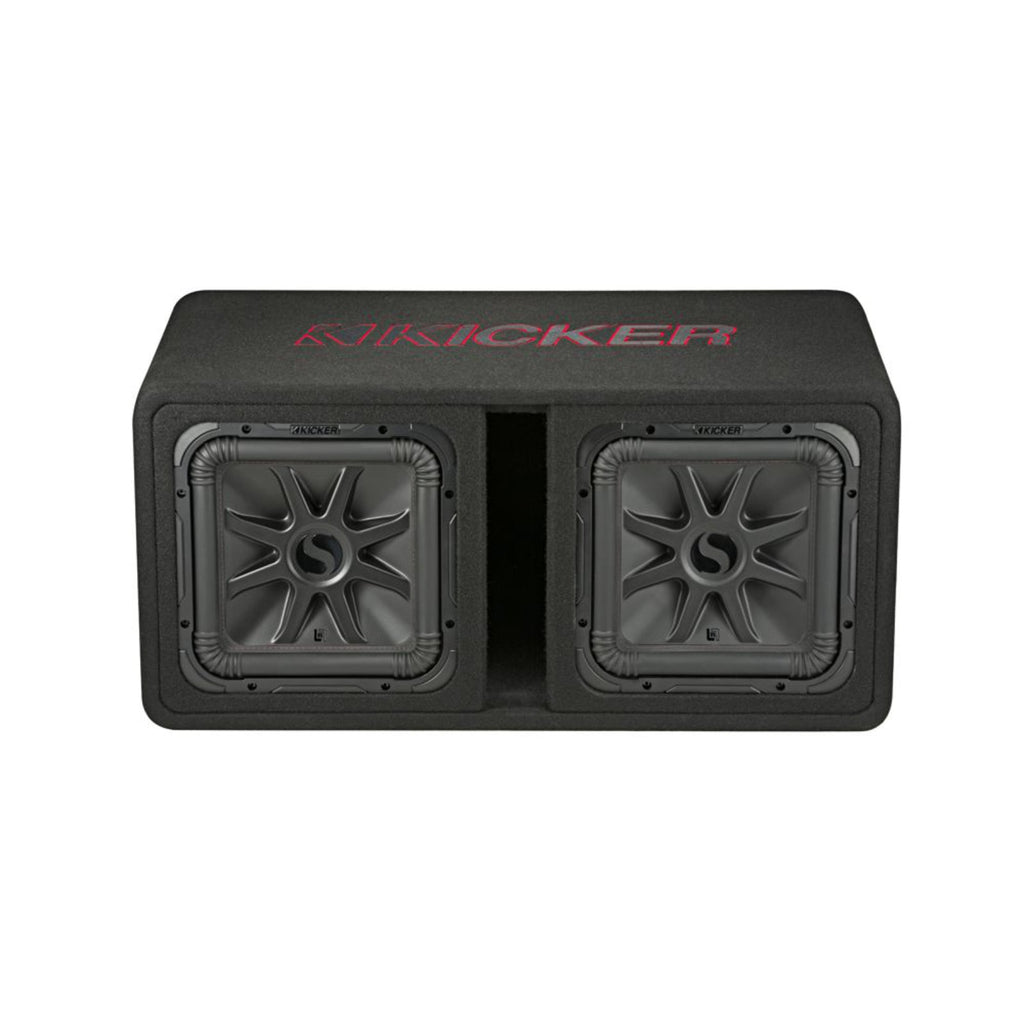 Kicker 45DL7R122 Dual 12 Inch L7R Ported Loaded Subwoofer Enclosure 1200w RMS