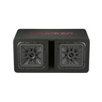 Kicker 45DL7R122 Dual 12 Inch L7R Ported Loaded Subwoofer Enclosure 1200w RMS