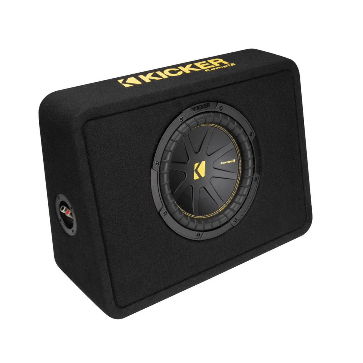 Kicker 50TCWC102 Sub 10 Inch CompC Thin Profile Loaded Subwoofer Enclosure 300w