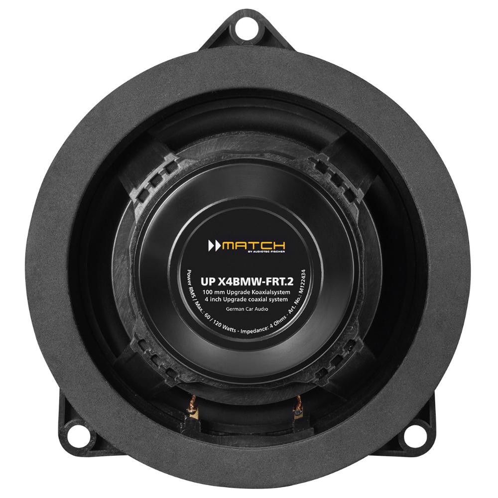 Match UP X4BMW-FRT.2 BMW 1, 2, 3, 4, 5, X Series 4 Inch Coaxial Speakers 60w RMS