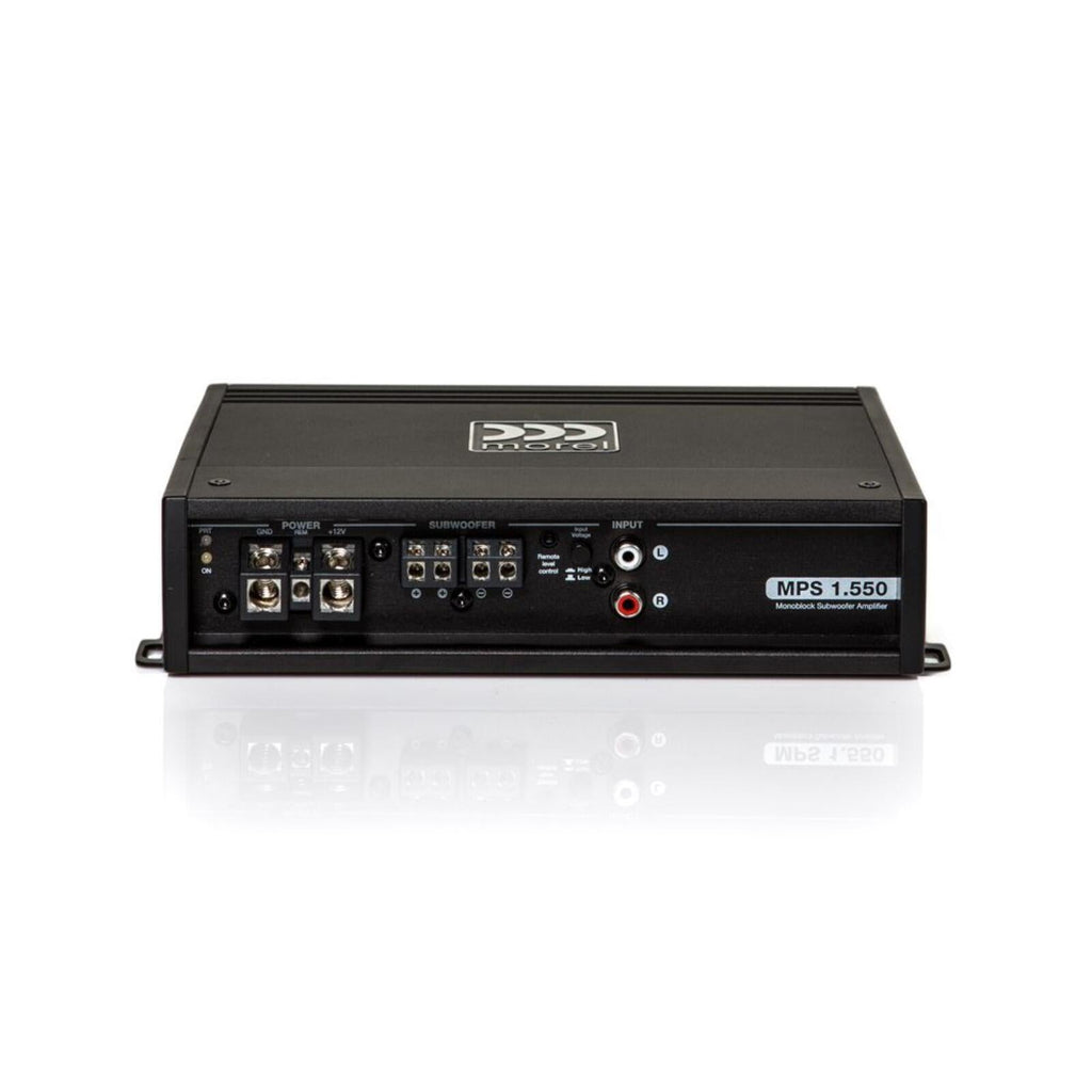 Morel MPS 1.550 Amp Monoblock Class D Mono Subwoofer Amplifier 550w RMS at 2ohms