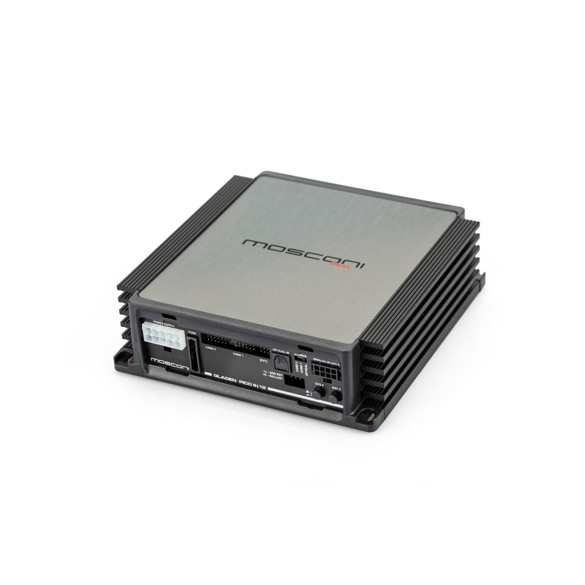 Mosconi Pico 8 | 12 DSP Amp 8 Channel Amplifier with 12 Channel DSP Up to 480w