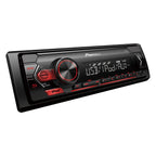 Pioneer MVH-S120UI Car Stereo Front USB MP3 AUX FM Radio Red Display