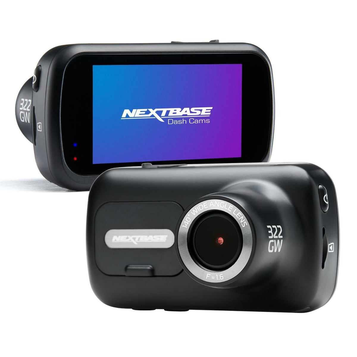 Nextbase 322GW Dash Cam 1080p Video 2.5" Touch Screen Bluetooth GPS WIFI Camera