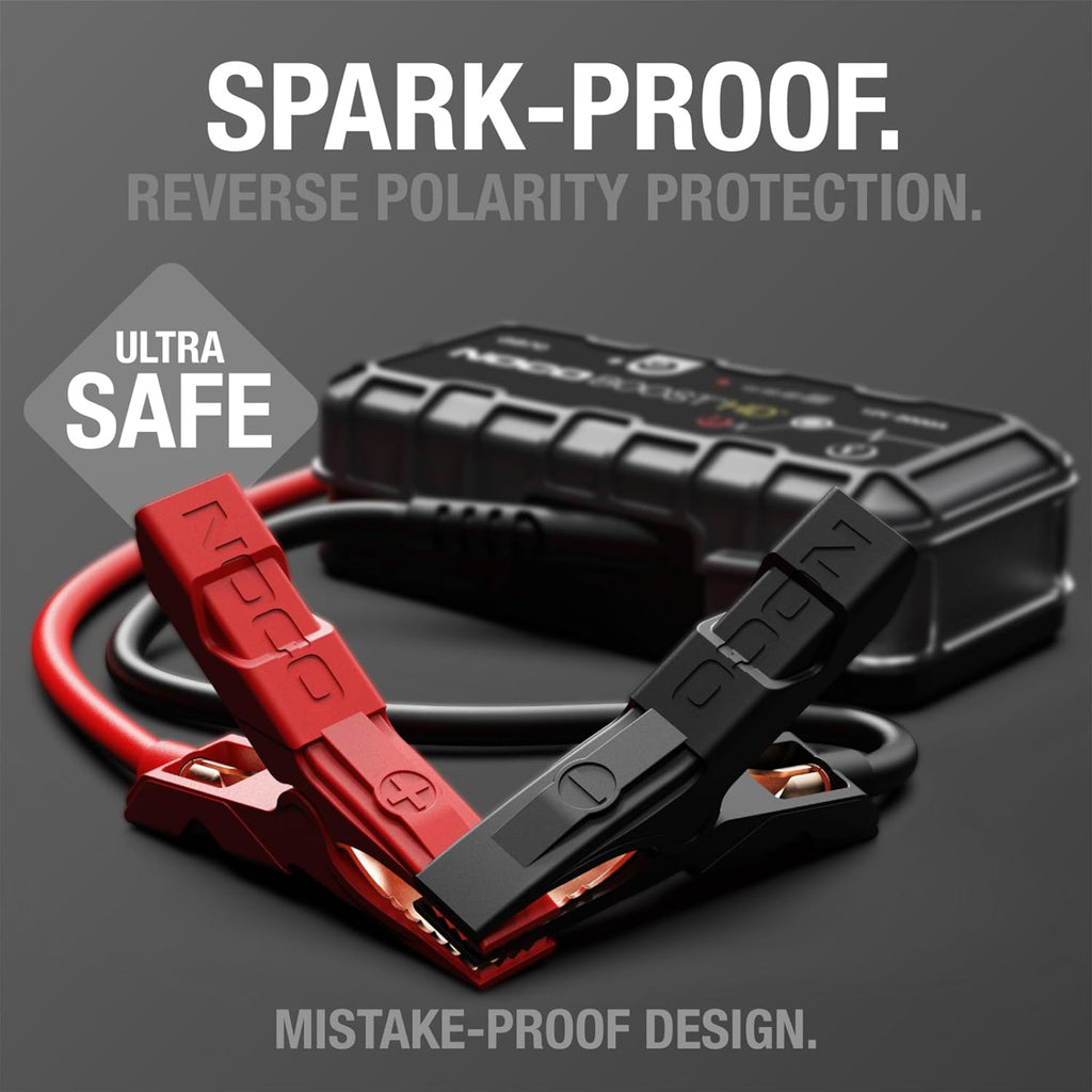 NOCO Boost GB70 2000A UltraSafe Jump Starter Power Pack 12V Car Battery Booster