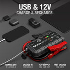 NOCO Boost GB70 2000A UltraSafe Jump Starter Power Pack 12V Car Battery Booster