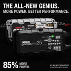 NOCO GeniusPRO25 6V/12V/24V 25A Battery Trickle Charger Maintainer Desulfator