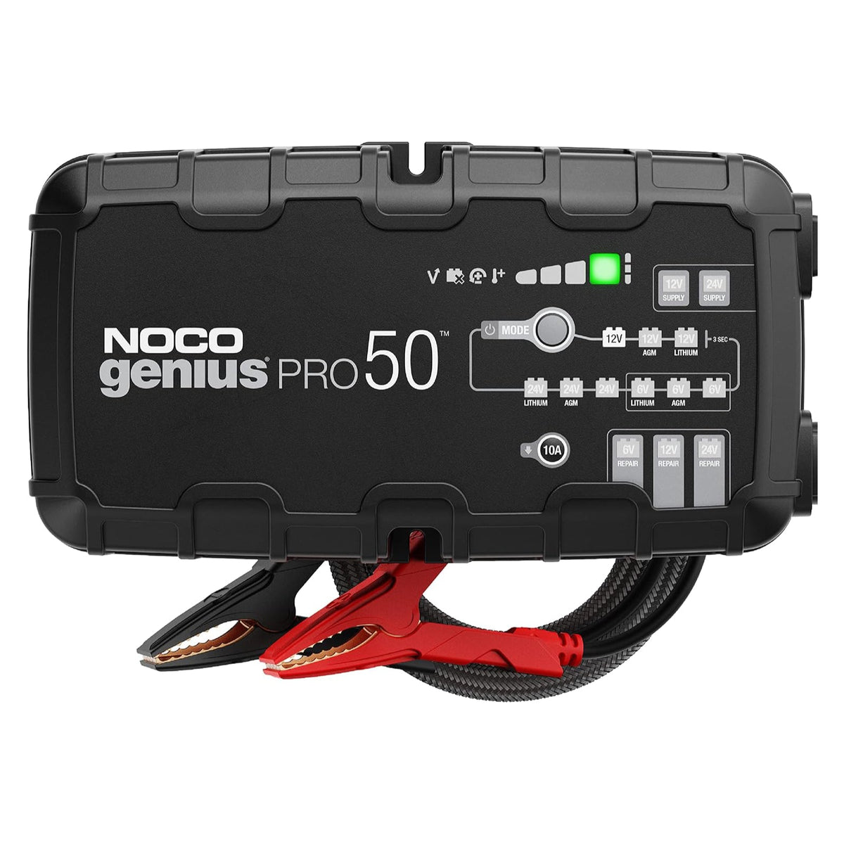 NOCO GeniusPRO50 6V/12V/24V 50A Battery Trickle Charger Maintainer Desulfator