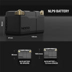 NOCO Lithium NLP9 12V 400A Group 9 Powersport Motorcycle Motorbike Battery