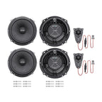 Option Audio Air VW T5 T6 Plug & Play 8 Inch Component Speakers & Tweeter 100w