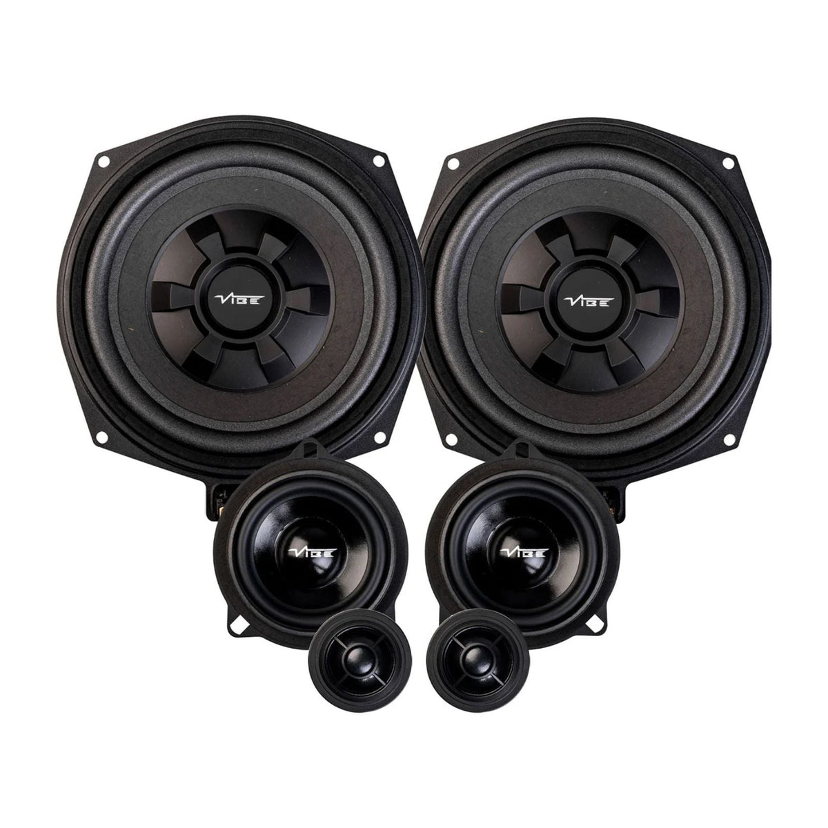 Vibe Optisound OPTISOUNDBMWF-V4 BMW 2 Way Component Speaker Upgrade 115w RMS