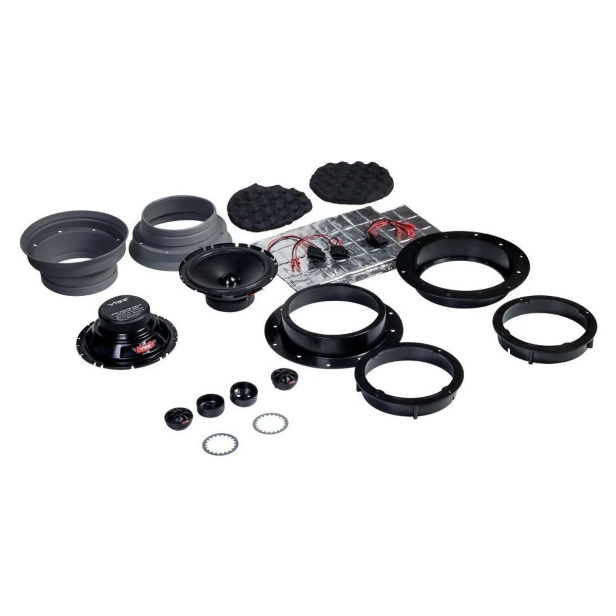 Vibe Optisound OPTIVWKT-V8 6.5 Inch VW Volkswagen Speaker Upgrade Kit 90w RMS