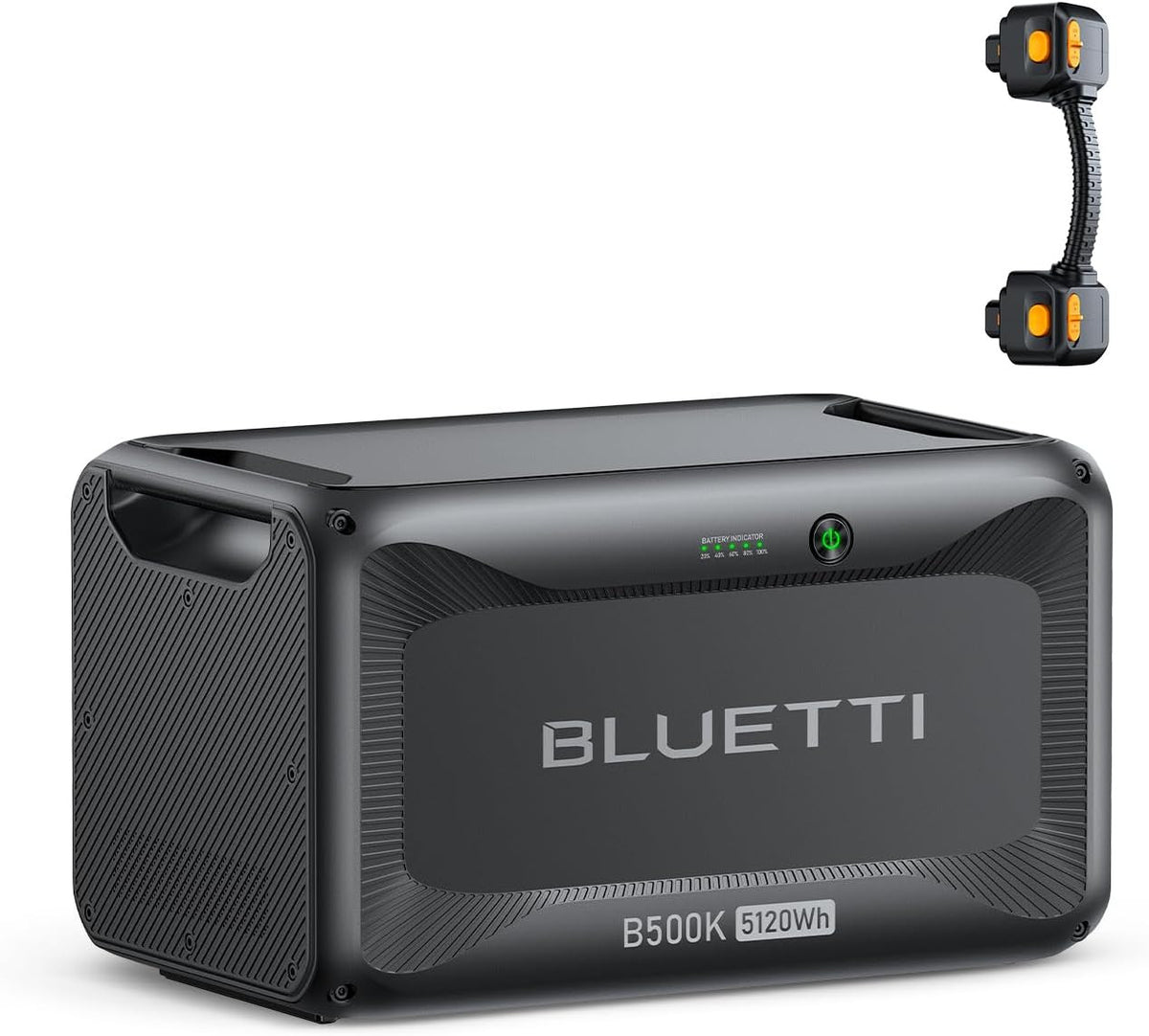 BLUETTI B500K2 EXPANSION BATTERY WITH 90 DEG STACK CABLE