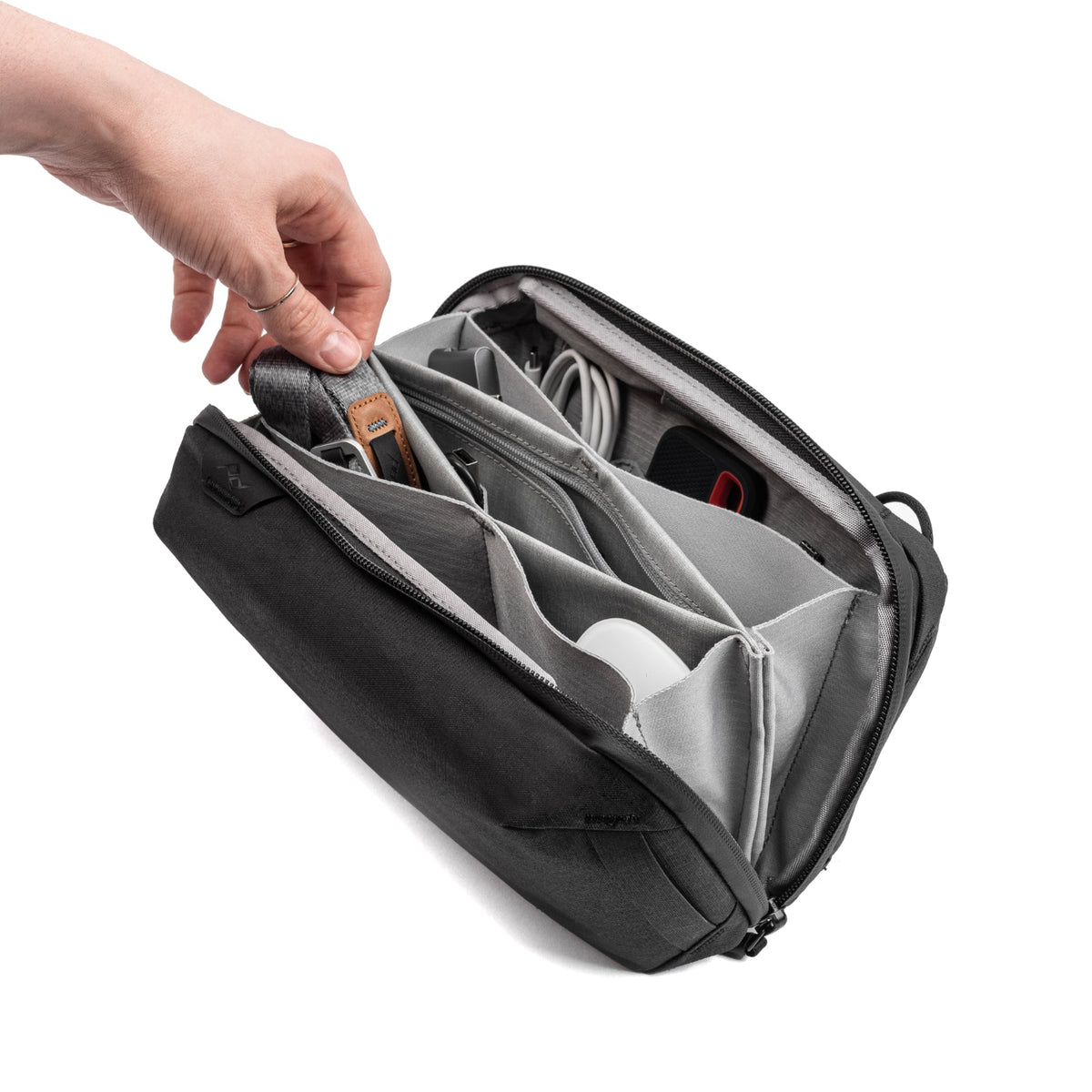 Peak Design Tech Pouch V2 Black 2L Everyday Carry Travel Organiser BTP-BK-3