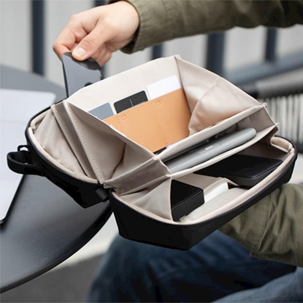 PGYTECH Tech Organizer Travel Pouch Bag for Cables, Chargers & Accessories Black