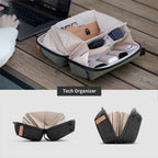 PGYTECH Tech Organizer Travel Pouch Bag for Cables, Chargers & Accessories Black