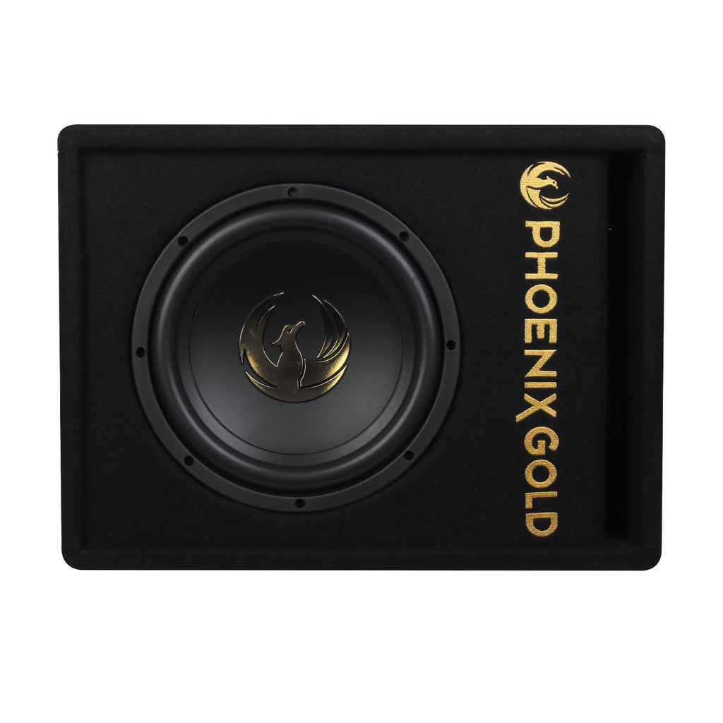 Phoenix Gold Z8AB 8 Inch Active Sub Amplified Subwoofer Enclosure 125w RMS