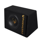 Phoenix Gold Z8AB 8 Inch Active Sub Amplified Subwoofer Enclosure 125w RMS