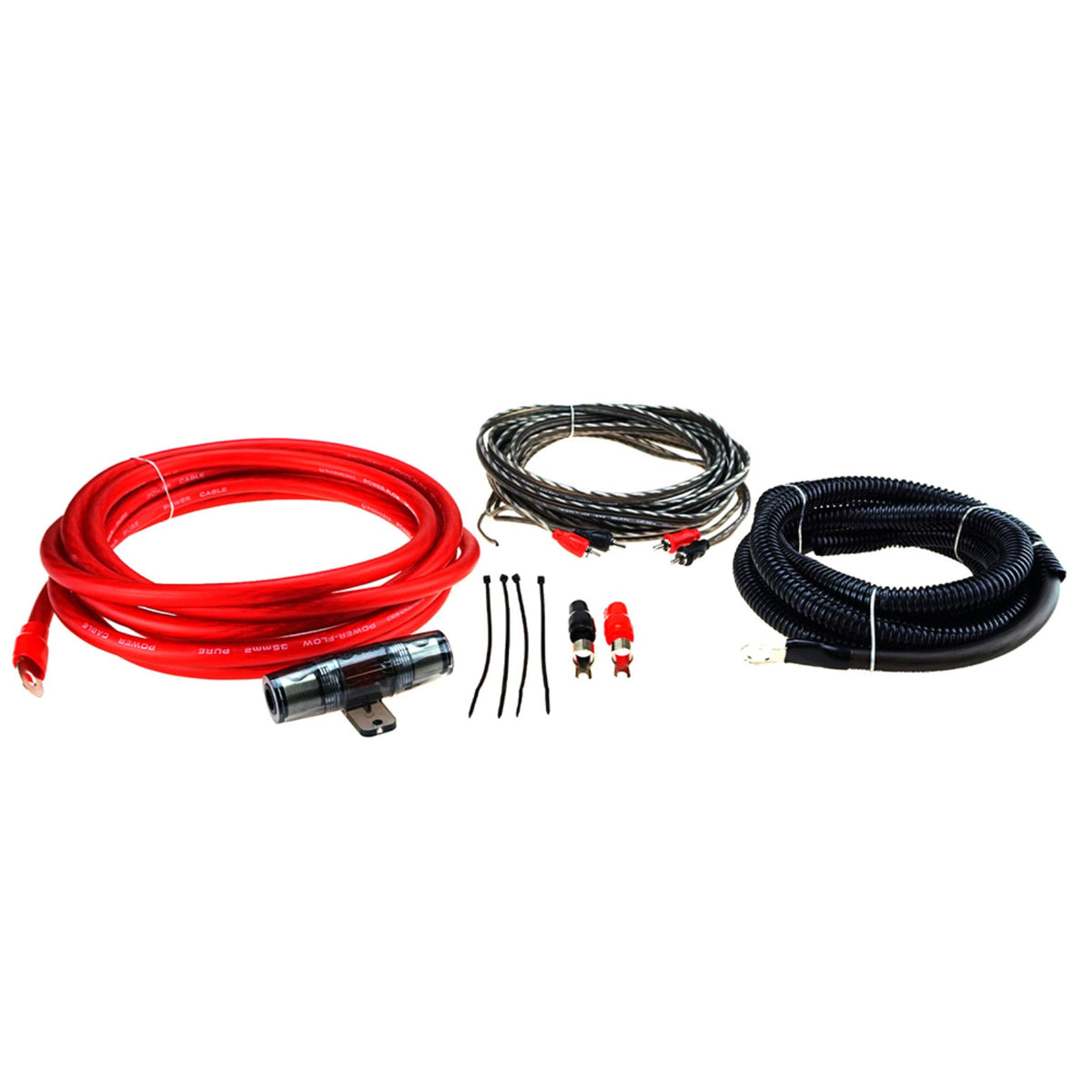 Phoenix Gold ZXK35 CCA Amplifier Wiring Kit 2 AWG Car Amp Power Kit Fuse Holder