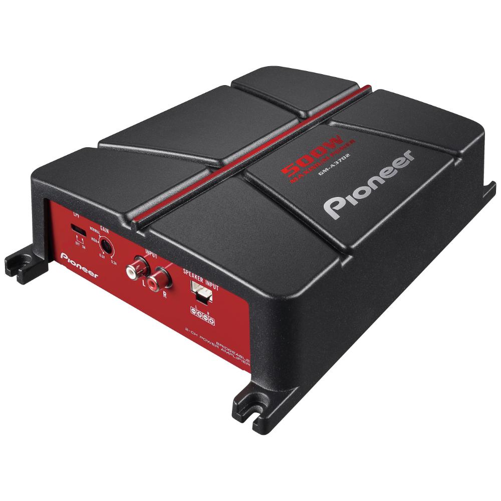 Pioneer GM-A3702 2 Channel Bridgeable Car Audio Speaker Sub Amplifier 190w RMS
