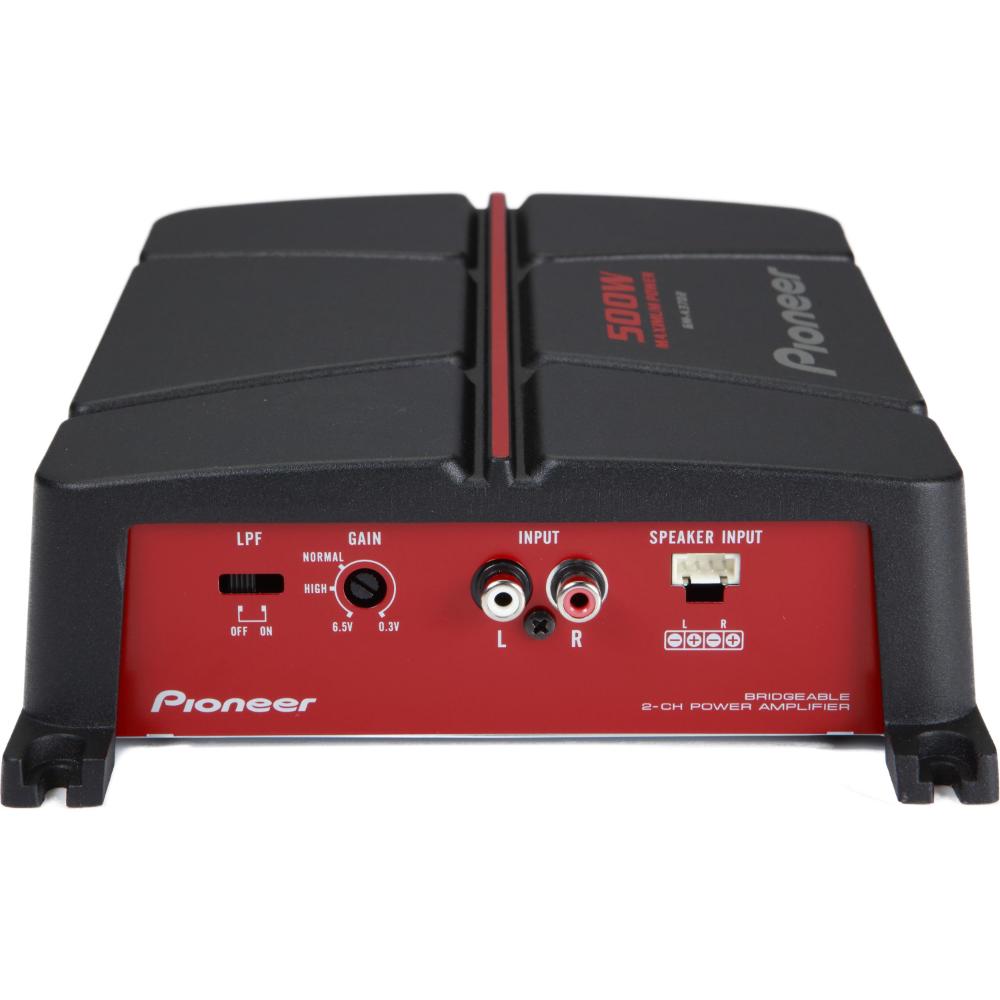 Pioneer GM-A3702 2 Channel Bridgeable Car Audio Speaker Sub Amplifier 190w RMS