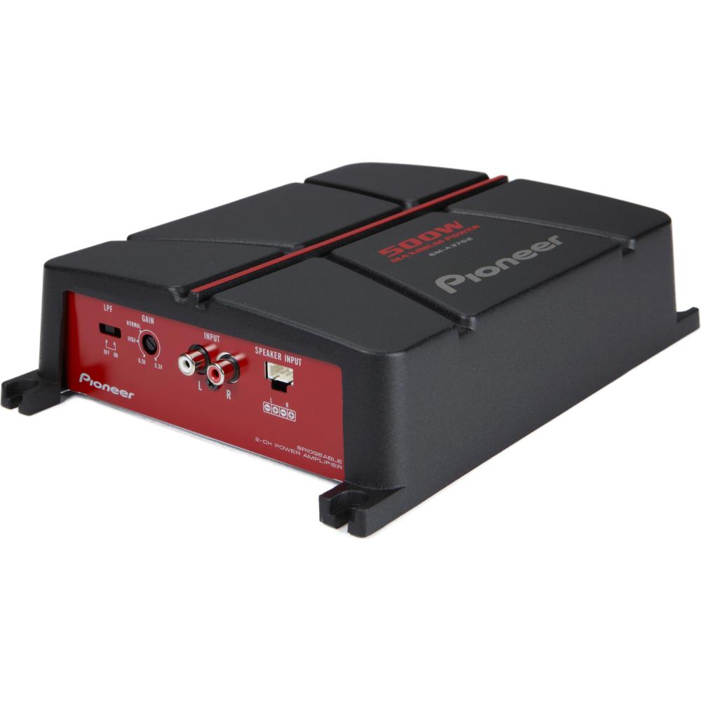 Pioneer GM-A3702 2 Channel Bridgeable Car Audio Speaker Sub Amplifier 190w RMS