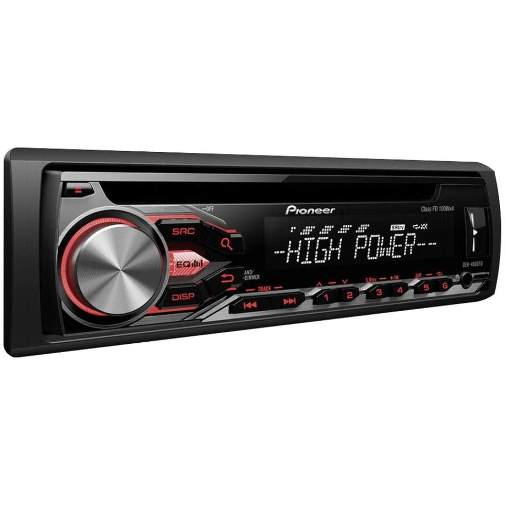 Pioneer DEH-4800FD Car Stereo High Power 4x100 iPod iPhone USB AUX Spotify Flac