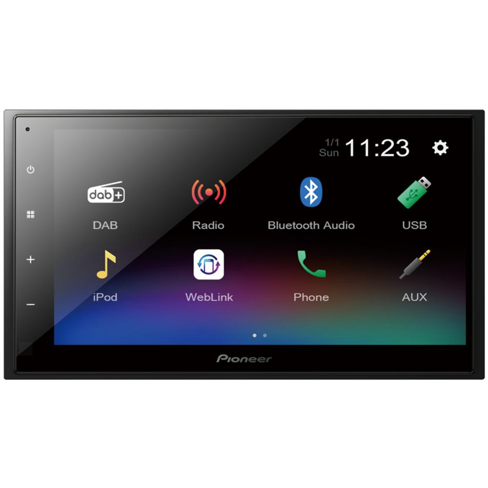 Pioneer DMH-A340DAB 6.8" Double Din Bluetooth WebLink USB DAB Radio Car Stereo