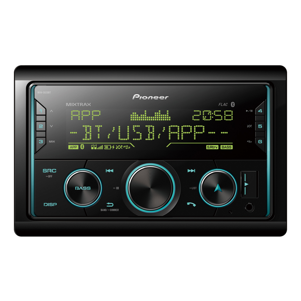 Pioneer MVH-S620BT Stereo USB AUX iPod Spotify Bluetooth Double Din Car Radio