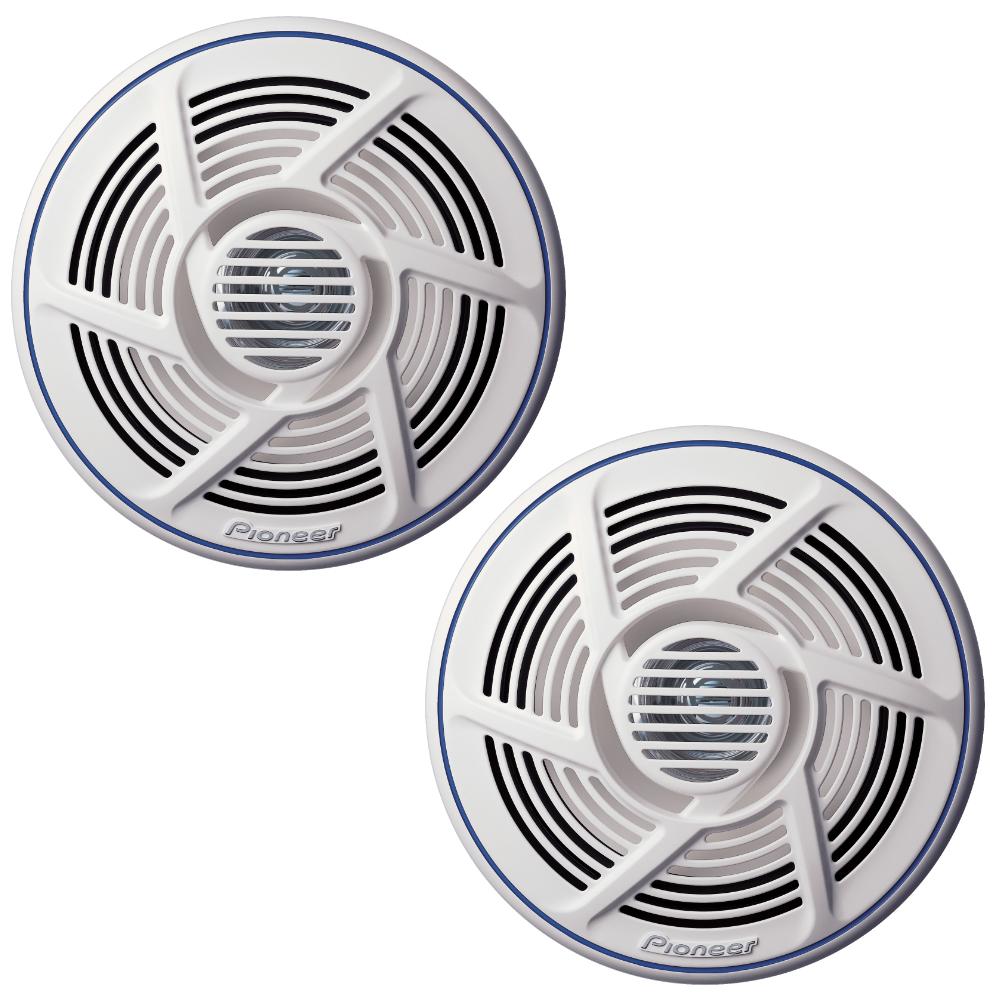 Pioneer TS-MR1600 Speakers 6.5" 16cm Dual Cone Marine Boat Coaxial 25w RMS
