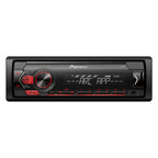 Pioneer MVH-S120UI Car Stereo Front USB MP3 AUX FM Radio Red Display