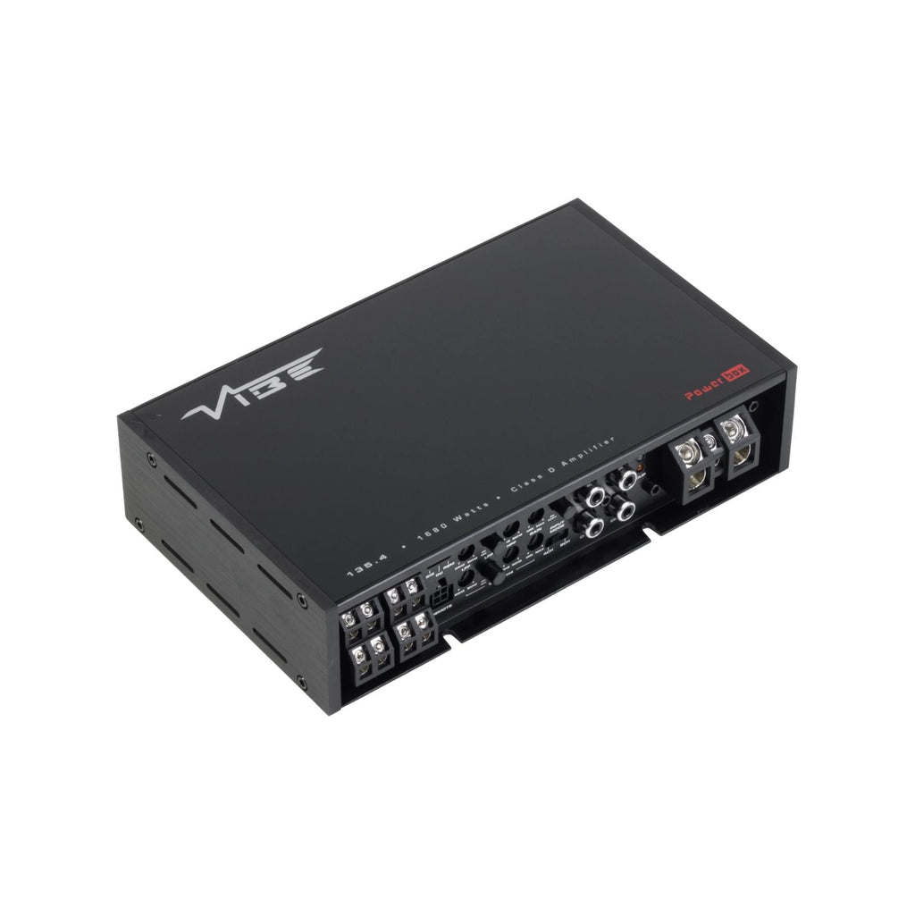 Vibe Powerbox 135.4-V5 Amp Compact Micro Class D 4 Channel Car Stereo Amplifier